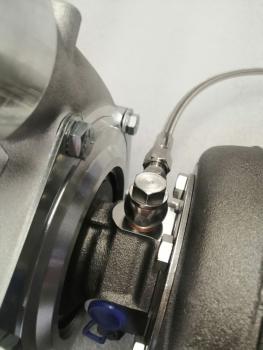 Preview: Ölzulaufleitung mit Adapter für Kettenspanner Garrett / Pulsar GT28 ,GT30 ,GT35 ,GTX28 ,GTX30, GTX35